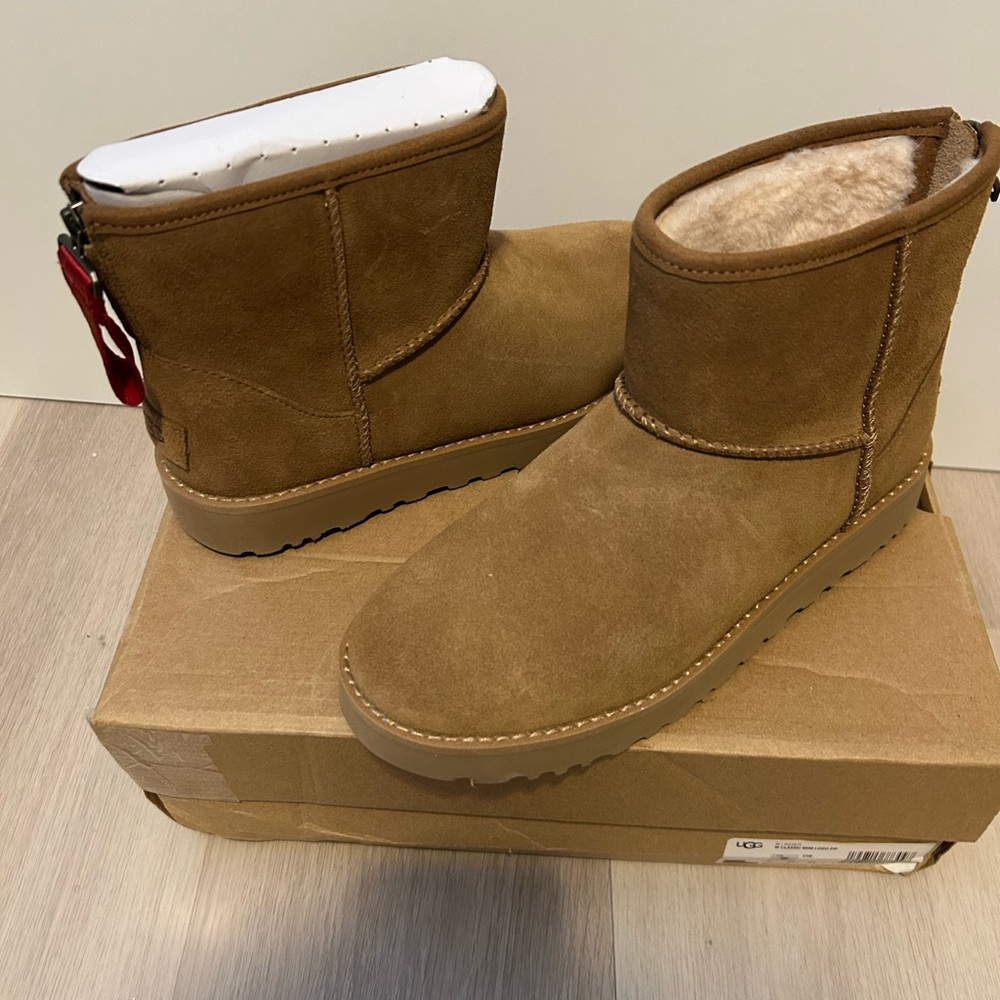 UGG Chestnut Suede Winter Boots